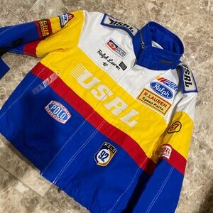 Ralph Lauren Kids USRL Racing Jacket - Blue, Yellow, Red